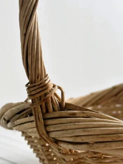 Panier en osier.