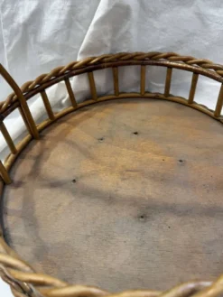 Panier en osier marron