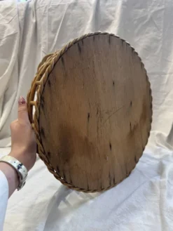 Panier en osier marron