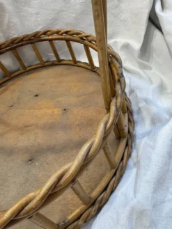 Panier en osier marron