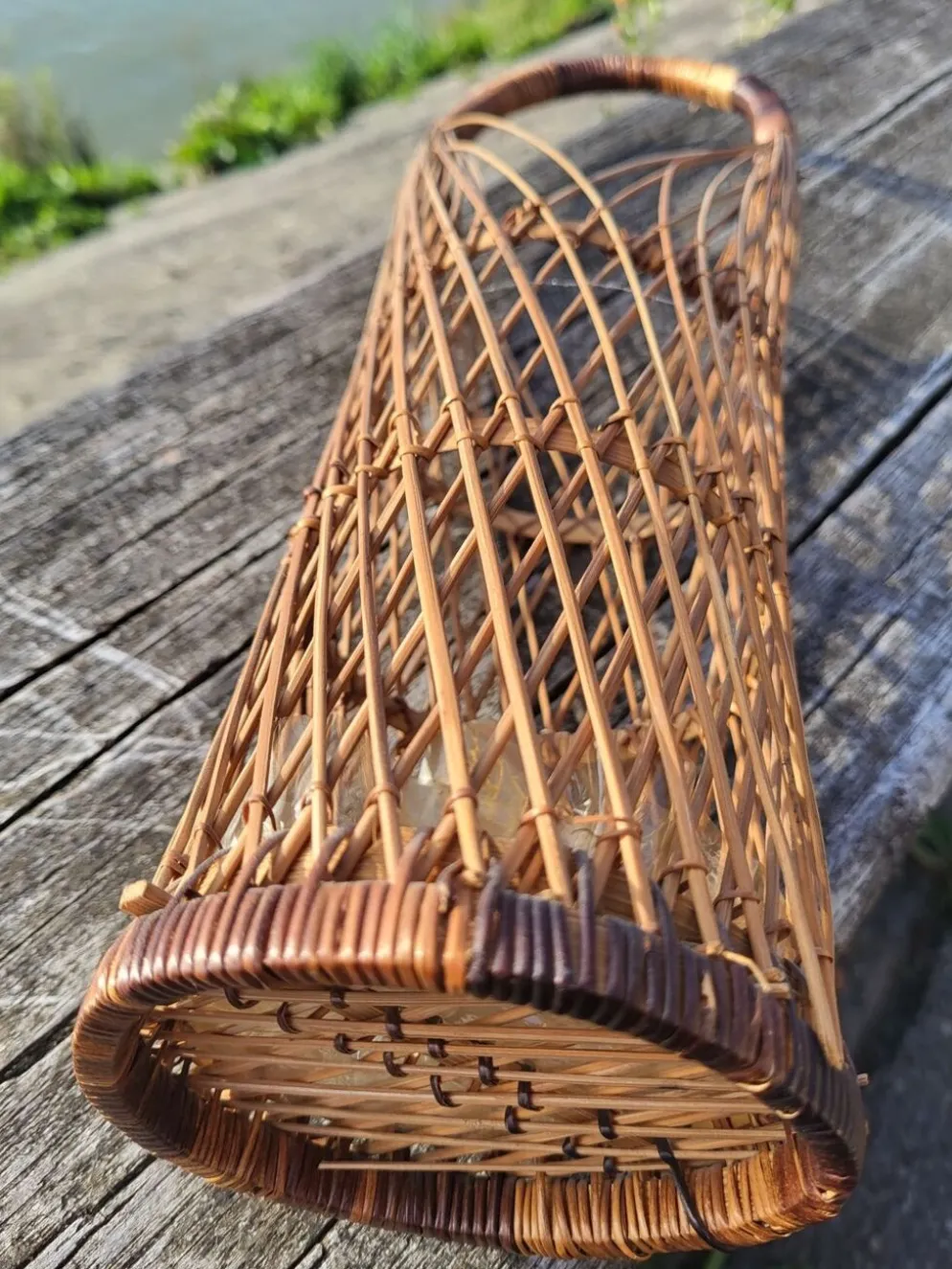 Panier à fleurs japonais osier tressé • Style Suruga Sensuji