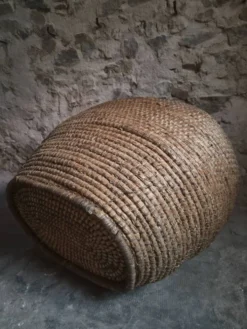 Panier à grains français ancien – Auvergne, vers 1900