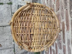 Panier à linge en osier