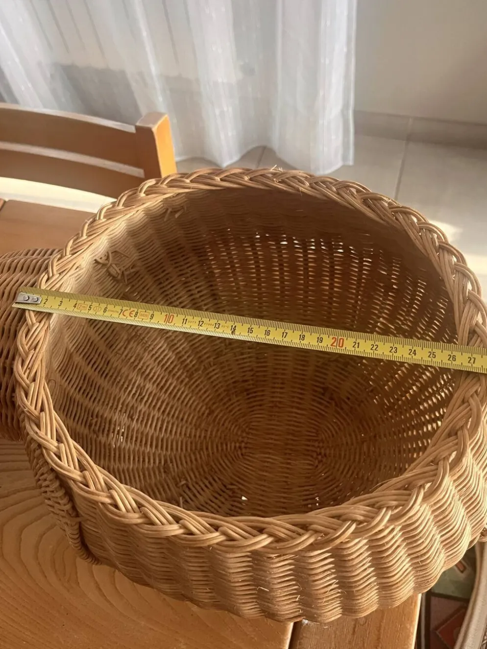 Panier éléphant en rotin