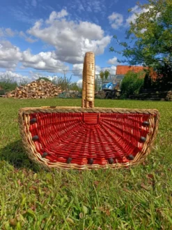 Panier pastèque rétro