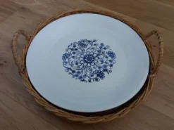Panier plateau rond en osier