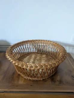 Panière en rotin