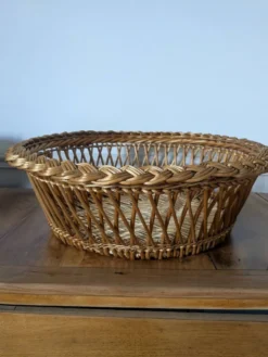 Panière en rotin