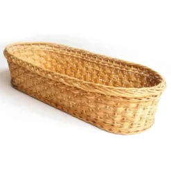Panière à pain rotin clair