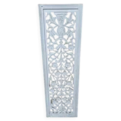 Panneau bois décoratif sculpture dentelé et ajouré