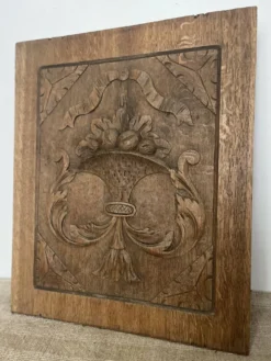 Panneau bois sculpté, décoration murale