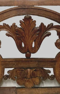 Panneau décoratif en bois de chene sculpté XIX siècle