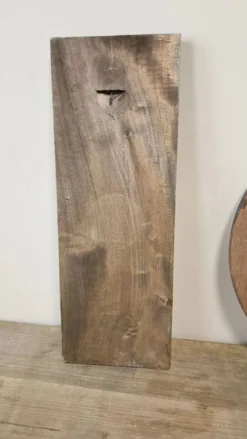 Panneau mural en bois sculpté, art mural, milieu du 20e siècle, 55 × 20 × 5 cm