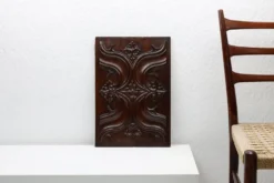 Panneau sculpté en chêne gothique, Belgique, 16e siècle