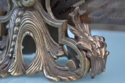 Pare cheminée/pare feu bronze fin 19ème
