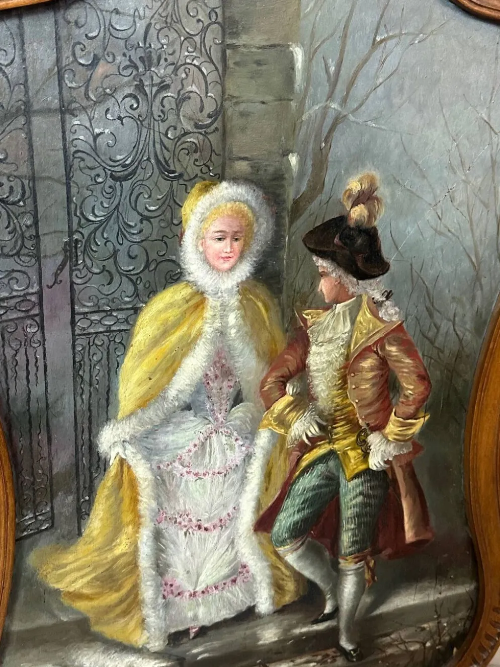 Parefeu de style Louis XV