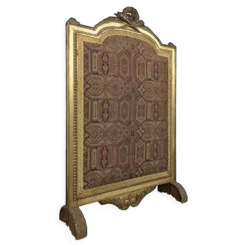 Pare-feu Louis XVI en bois doré à tapisserie
