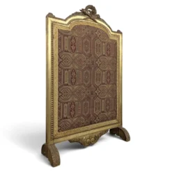 Pare-feu Louis XVI en bois doré à tapisserie