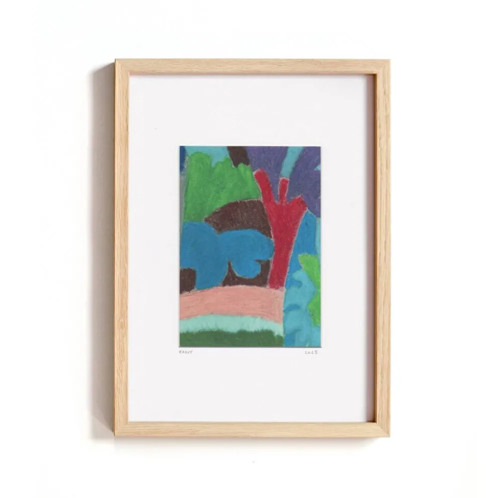 Pastel sur papier d'après P.Klee