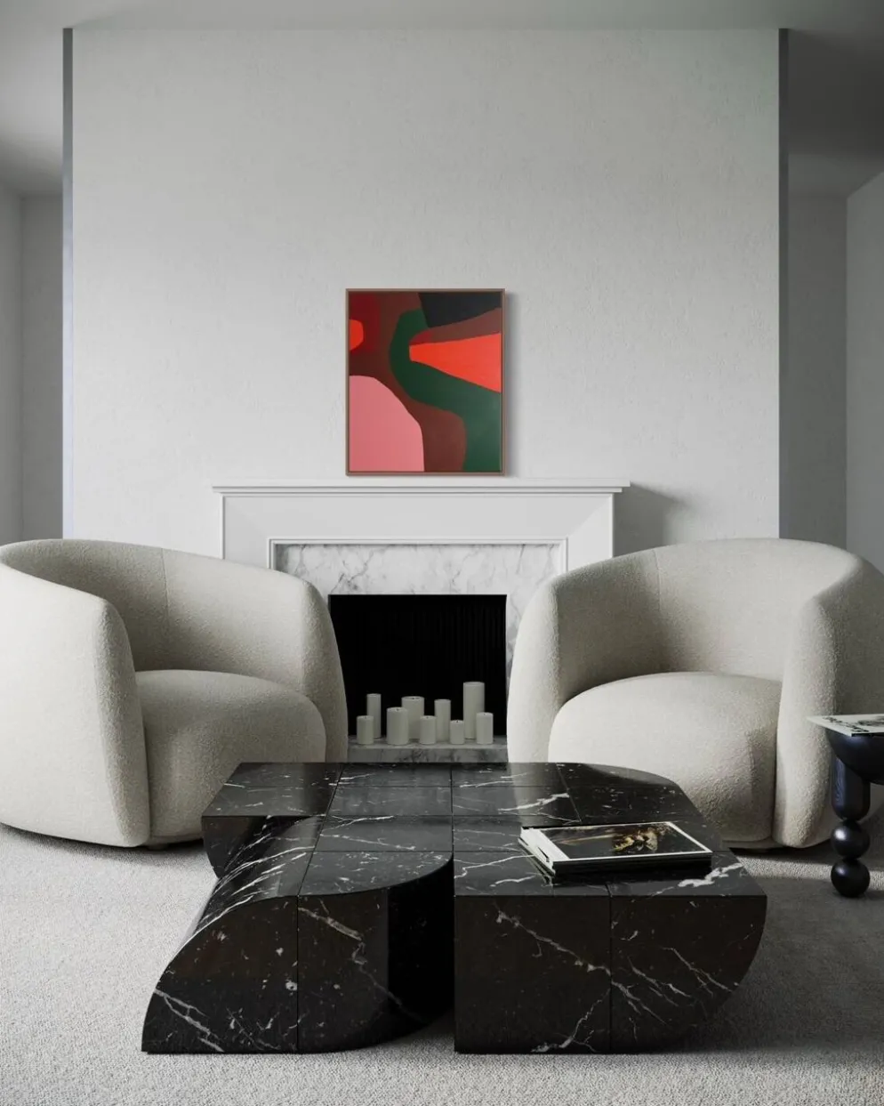 Peinture abstraite n.4 sur toile tendue