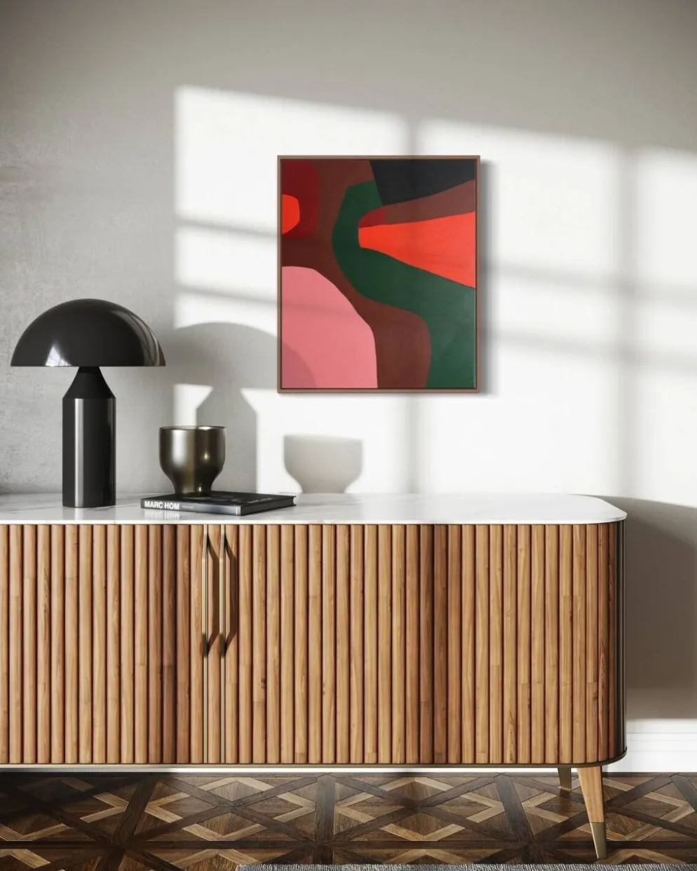 Peinture abstraite n.4 sur toile tendue