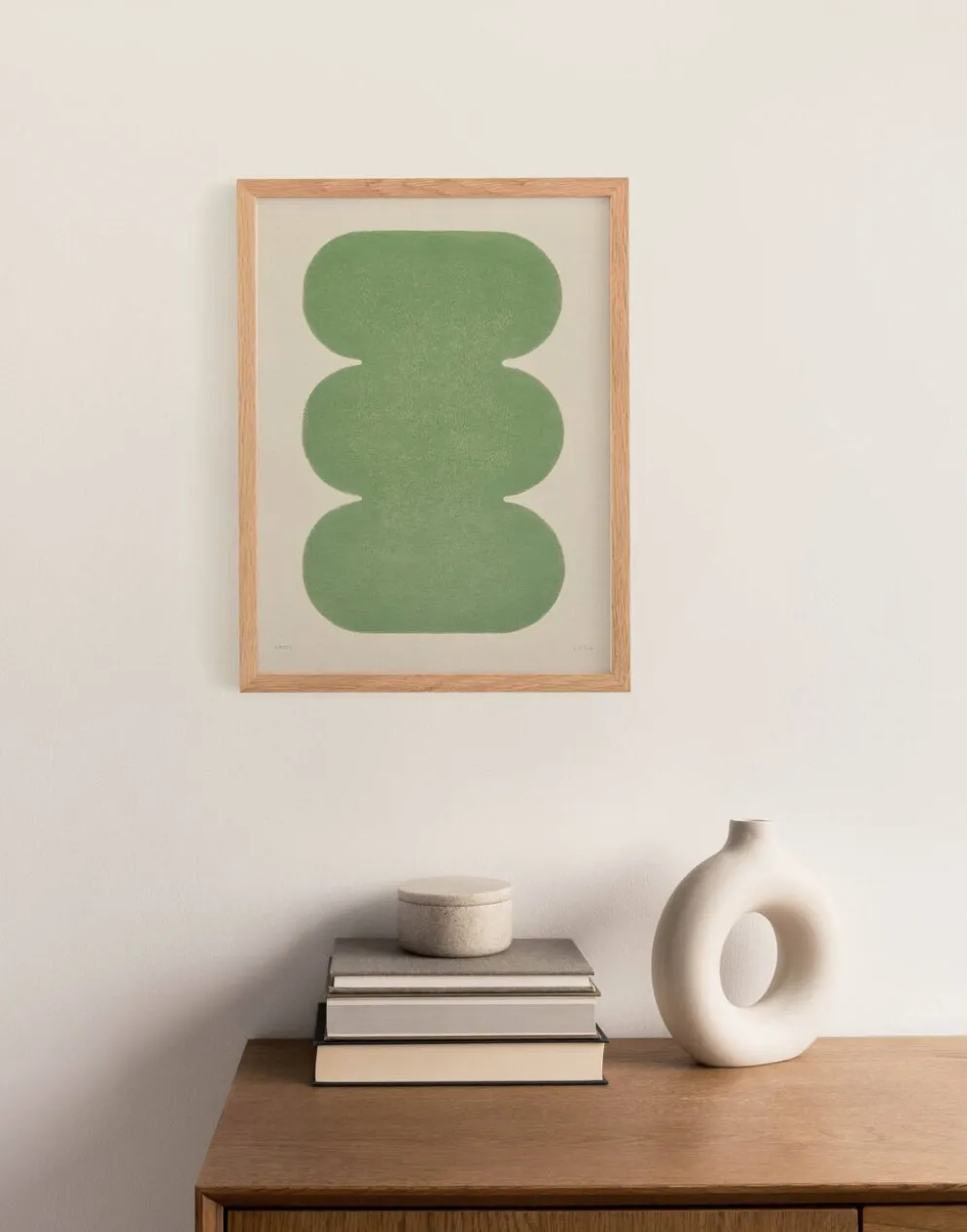 Peinture abstraite sur papier - signée Eawy