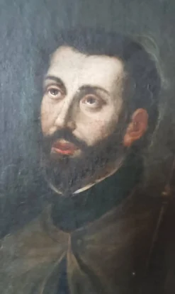 Peinture ancienne de Saint François Xavier - École italienne, fin du XVIIe siècle