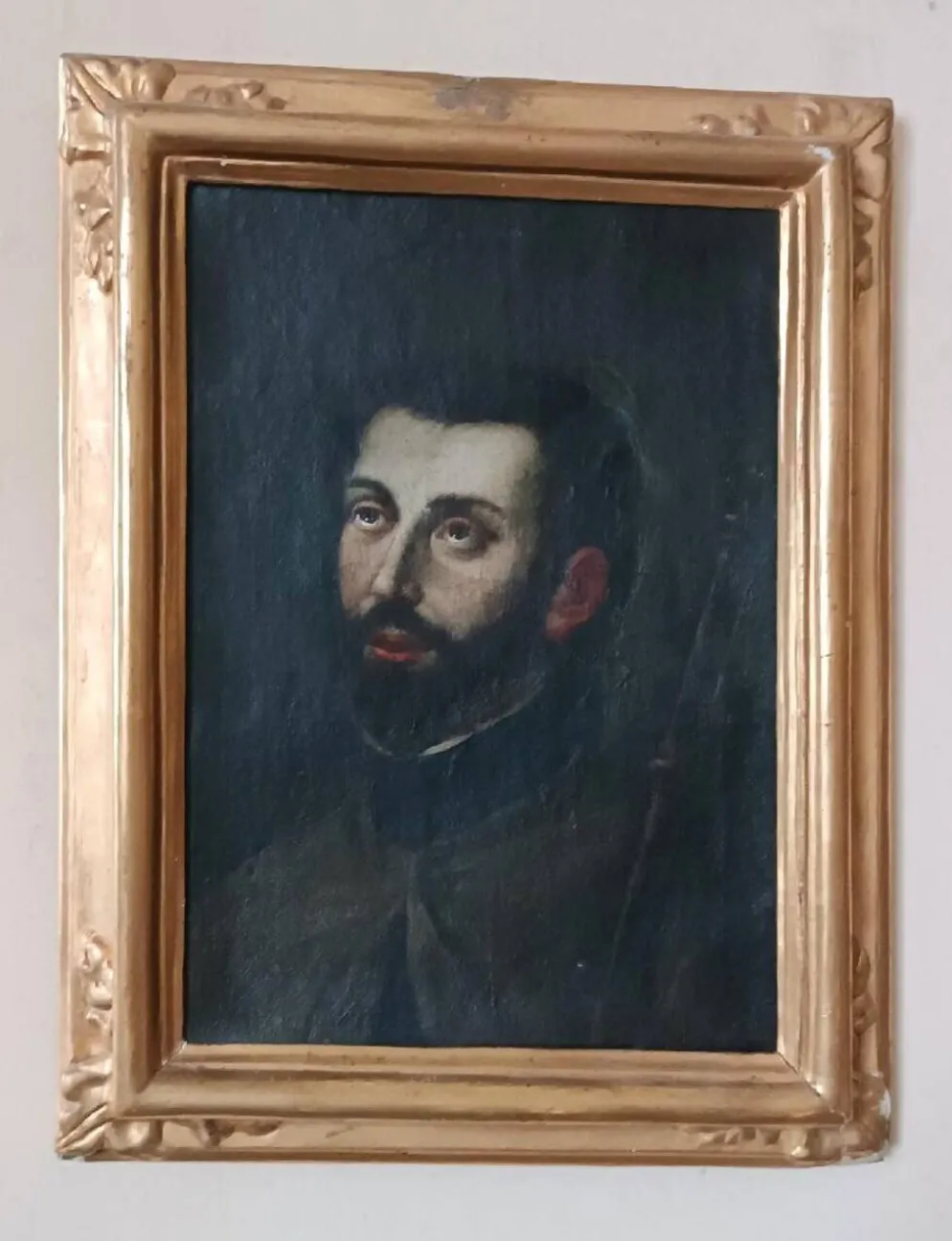 Peinture ancienne de Saint François Xavier - École italienne, fin du XVIIe siècle