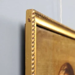 Peinture ancienne signée Filippo Marsigli, huile sur papier, 1840 ca.