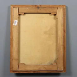 Peinture ancienne signée Filippo Marsigli, huile sur papier, 1840 ca.