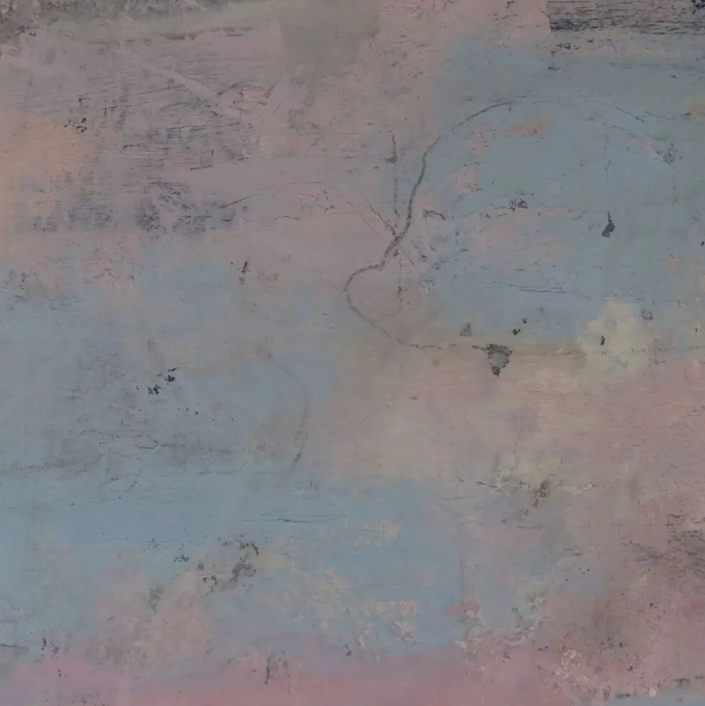 Peinture contemporaine signée Attilio Rossi, huile sur toile, années 1980