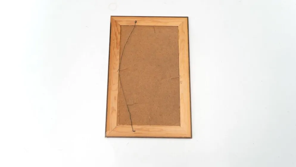 Peinture de paysage scandinave par S Nilson 1976