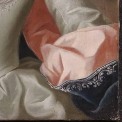 Peinture de portrait antique du 19ème siècle d'une noblewoman.