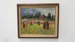 Peinture des années 1970 par Alexander Roos