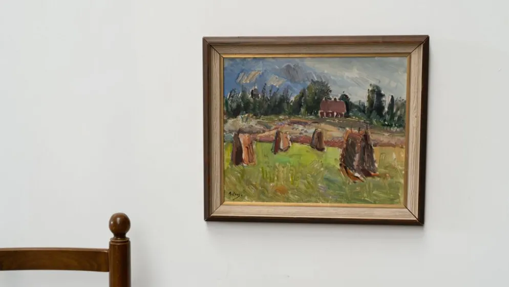 Peinture des années 1970 par Alexander Roos