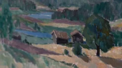 Peinture des années 1970 par Evald Hedenström