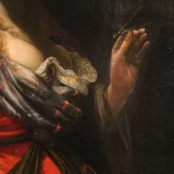 Peinture italienne ancienne du XVIIe siècle, allégorie de la magnificence.