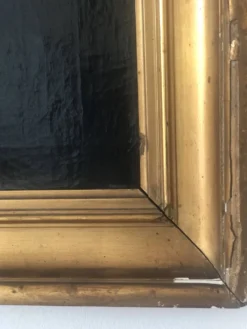 Peinture à l'huile antique vintage d'un gentleman danois, 19e siècle