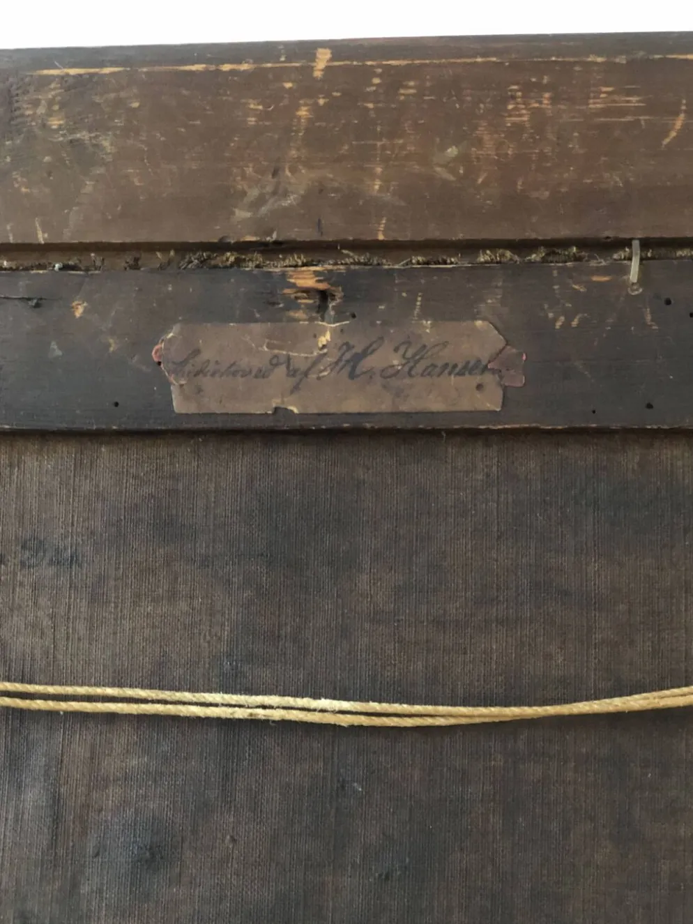 Peinture à l'huile antique vintage d'un gentleman danois, 19e siècle