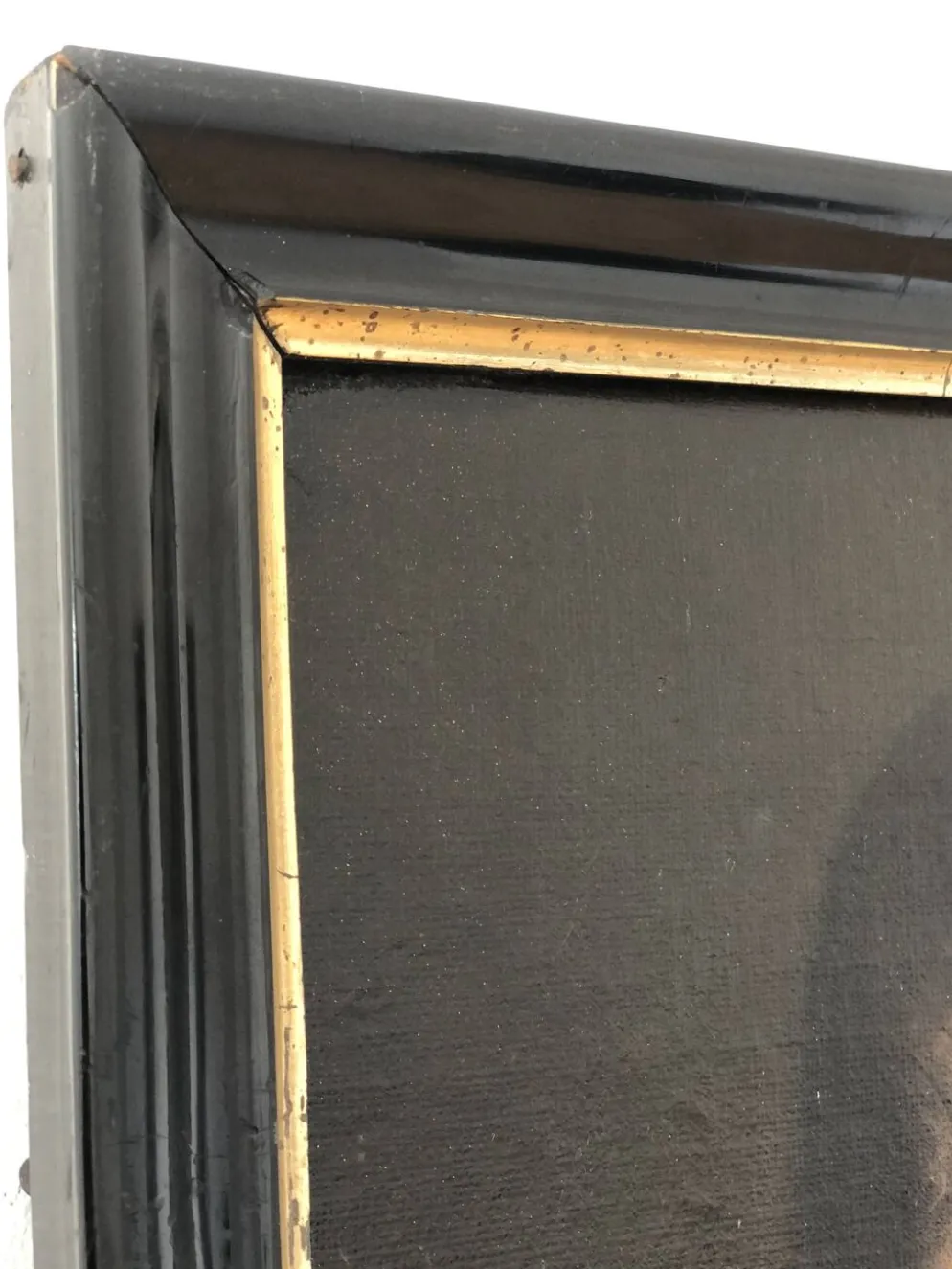 Peinture à l'huile antique vintage du 19ème siècle représentant un gentleman néerlandais.