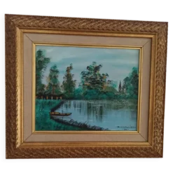Peinture à l'huile avec cadre Direyde qualité