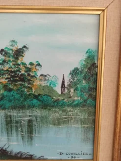 Peinture à l'huile avec cadre Direyde qualité