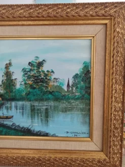 Peinture à l'huile avec cadre Direyde qualité