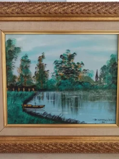 Peinture à l'huile avec cadre Direyde qualité