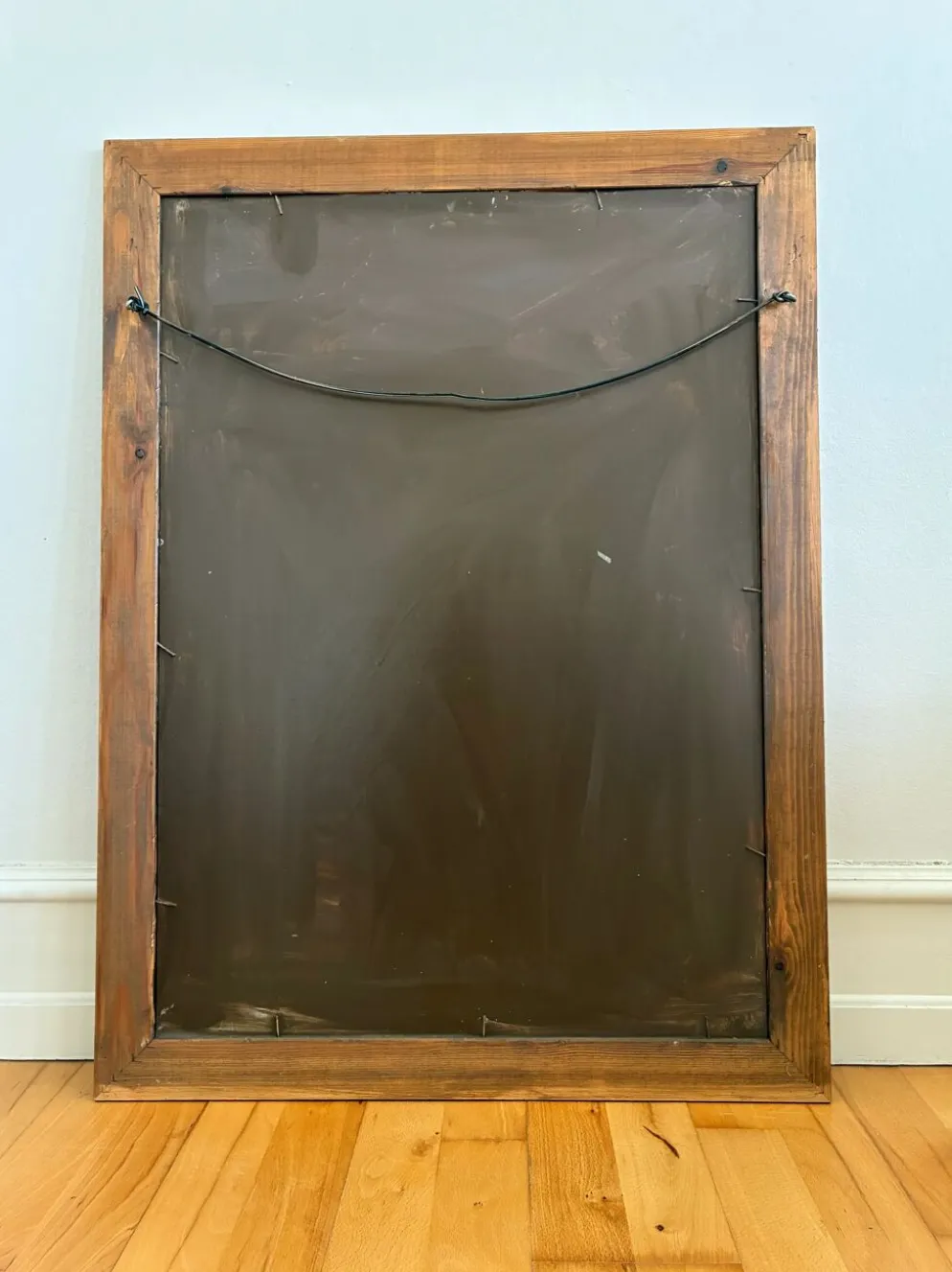 Peinture à l'huile de paysage maritime avec un voilier vintage signé