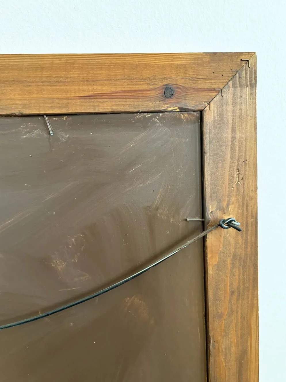 Peinture à l'huile de paysage maritime avec un voilier vintage signé