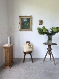 Peinture à l’huile « forêt» encadrée