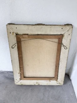 Peinture à l’huile « forêt» encadrée