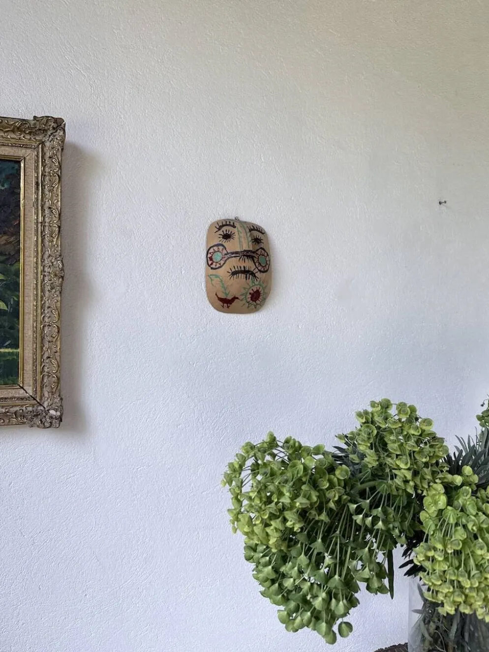 Peinture à l’huile « forêt» encadrée