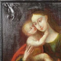 Peinture à l'huile image miraculeuse d'Innsbruck Marie avec enfant d'après Cranach